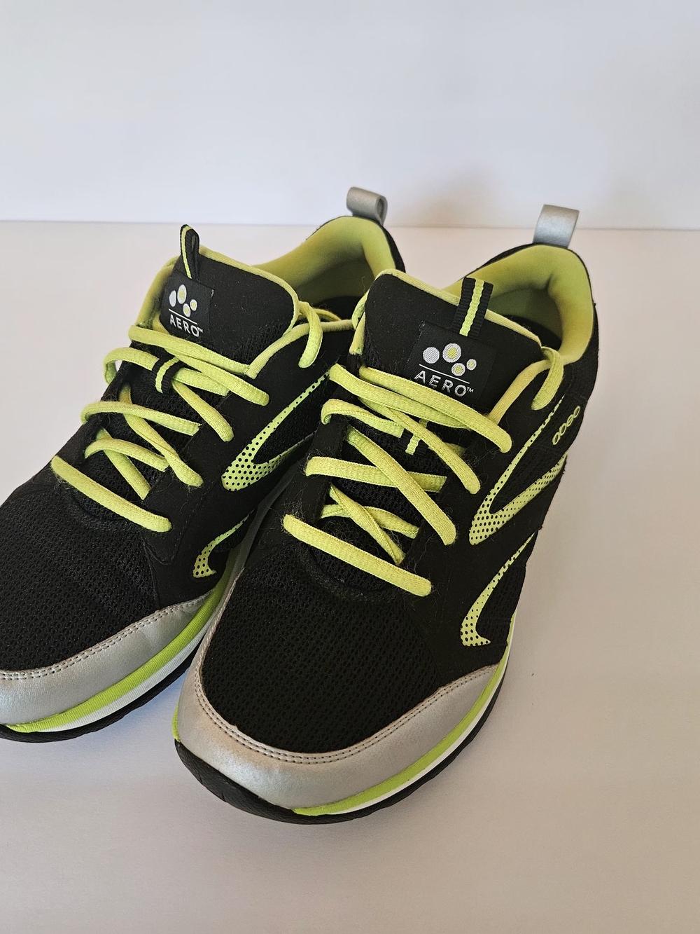 ABEO Aero Ankaa Women's Size 9 Black Lime Green Athletic Running Shoes Vibram - Picture 7 of 15